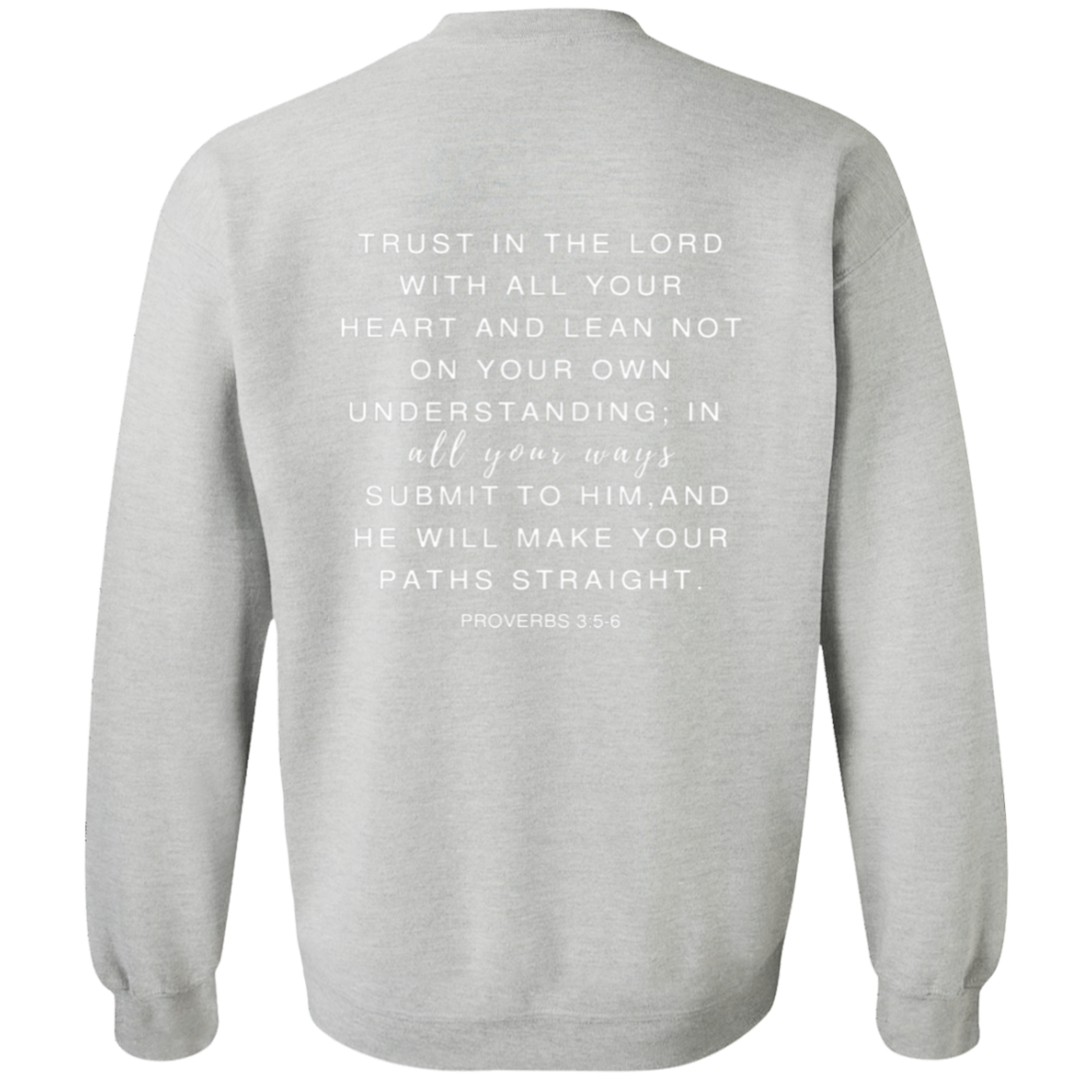 Trust in the Lord Sweatshirt Christian Sweatshirts Christian Gift Faith Sweatshirt Jesus Sweater