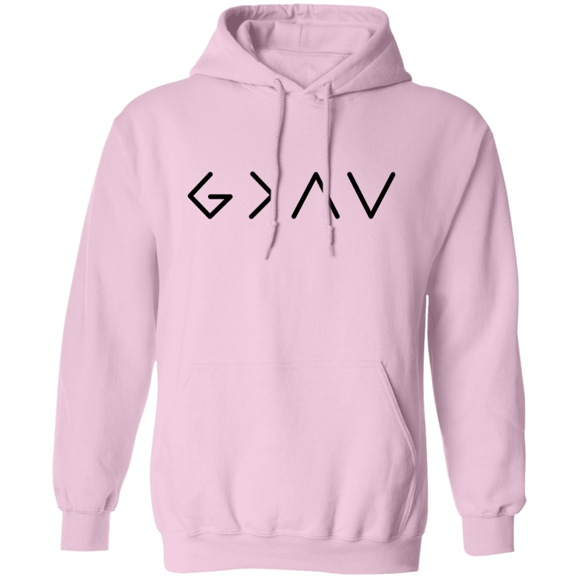 GOD IS GREATER THAN THE HIGHS AND LOWS | Pullover Hoodie