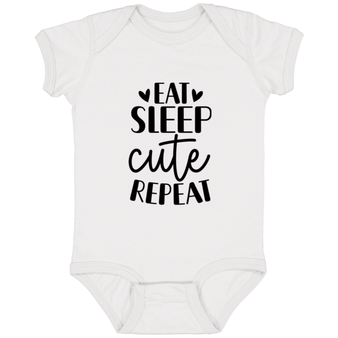 Eat Sleep Cute Repeat | Infant Fine Jersey Onesie