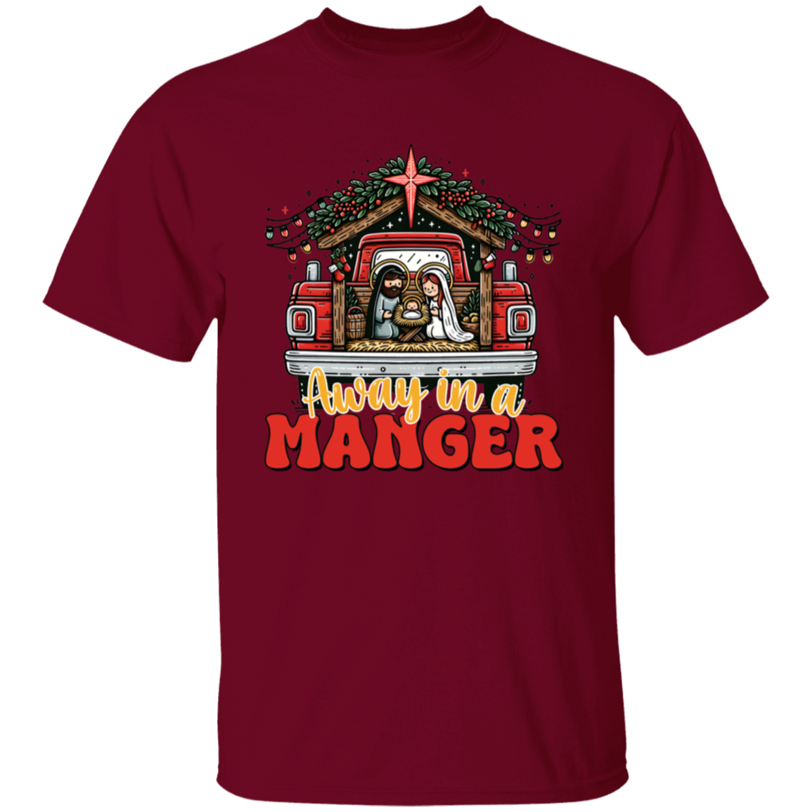 Away In A Manger Christmas T-Shirt