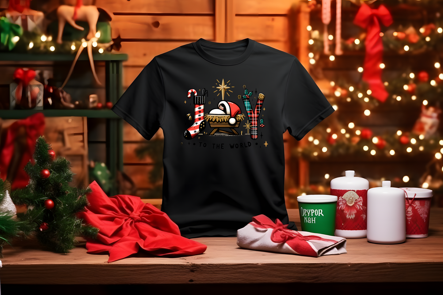 Joy To The World Christmas T-Shirt