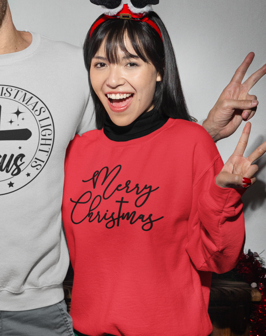 MERRY "CHRIST"MAS SWEATSHIRT, Christian Christmas sweater, Jesus sweatshirt