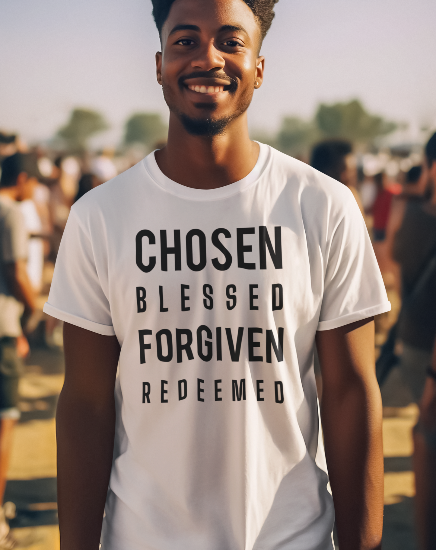 Chosen Blessed Forgiven Redeemed | T-shirt